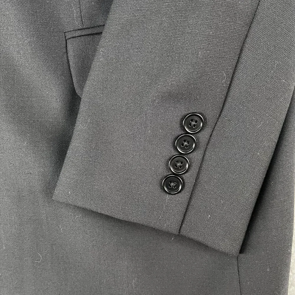 Brooks Brothers 346 Stretch‎ Wool Black Blazer / Sports Coat Sz 42R (READ)